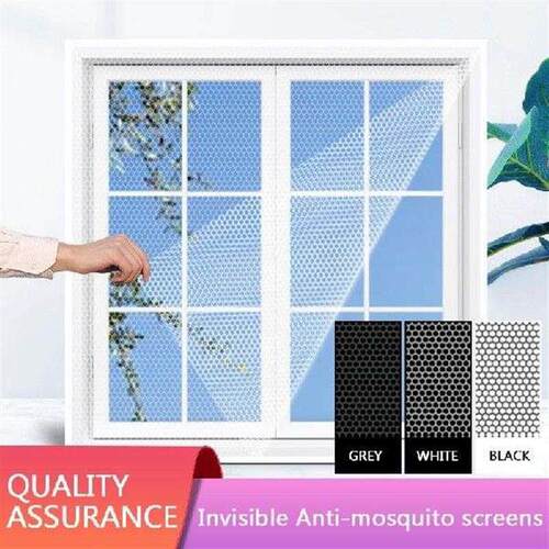 Tailorable Self-adhesive Screens And Window Nets, Simple