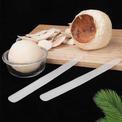 2pcs Coconut Meat Soft Plastic Knife Opener Durable Long