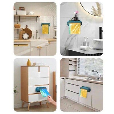 Trash Bag Dispenser Hangable Trash Bag Holder Wall Mount