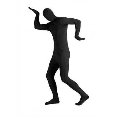 Fashion  Party Stage  Props Invisible Man Black Clothes    B