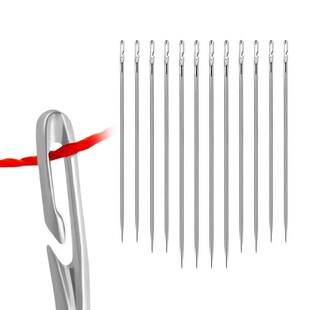 12pcs Blind Needle Elderly Needle-side Hole Hand Household S