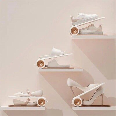 Shoe Slot Adjustable Shoe Space Saver Shoe Holder Shoe