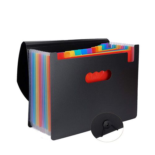 Expanding File Folder A4 Letter Size Portable Docut Holder w