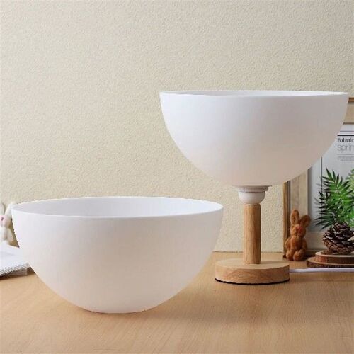 4 pcs Small Mushroom Lampshades 250x120mm White Plastic