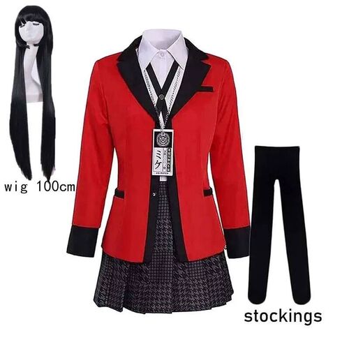 Yumeko Jabami Cosplay Costume School Uniforms Jabami Yumeko