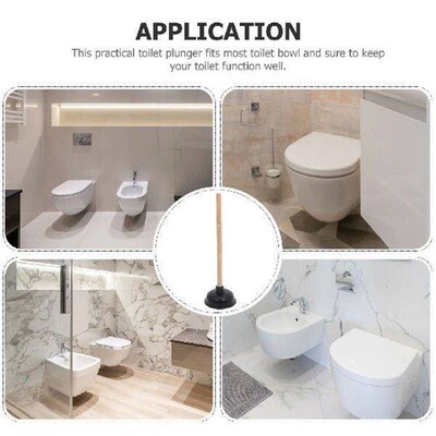 Toilet Unclog Bathroom Supplies Anti Clogging Plunger Sink