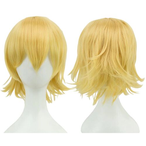 Synthetic Unisex  Inches Short Cosplay Hair Party BOB Wigs