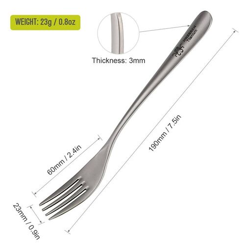 Lightweight Titanium Chopsticks/Spoon/Fork Portable Outdoor