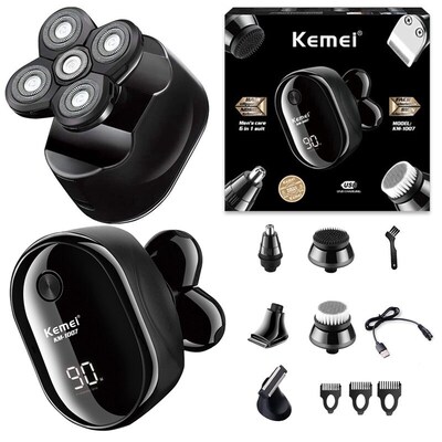 6in1 grooming kit rechargeable electric shaver men beard hai
