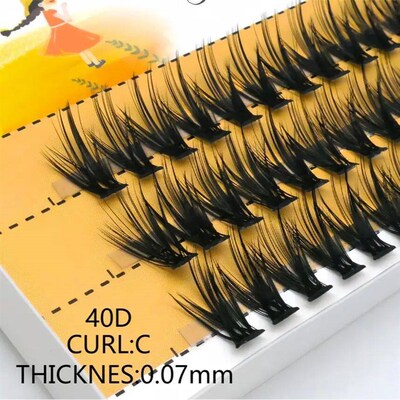20D30/40/50D Mink Eyelashes 60 Bundles Natural Eyelash exten