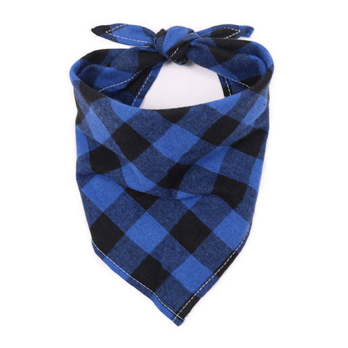 Classic Red Black Plaid Pet Dog Bandana Cat Puppy Kerchief P