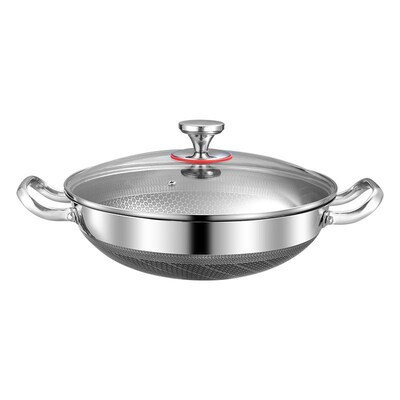 Double-sided Honeycomb Screen Frying Pan Non-stick Multi-pur