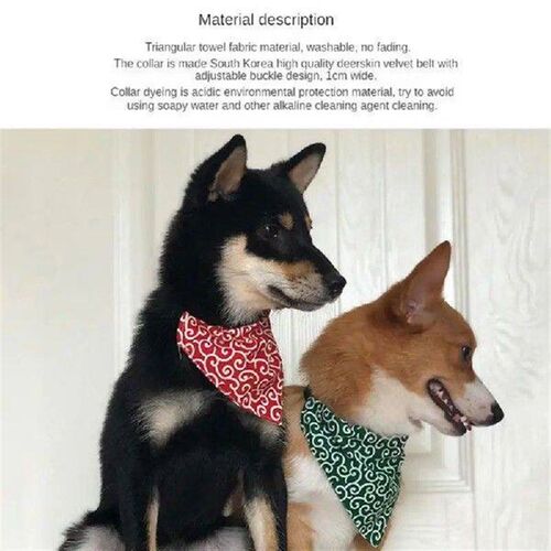 Waterproof Saliva Napkin Shiba Inu Practical Pet Party