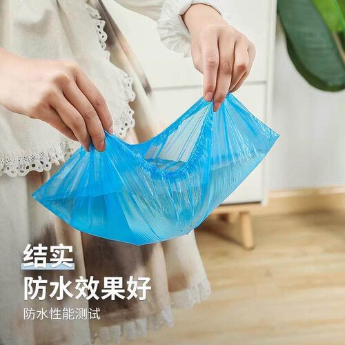 Disposable Shoe Covers for Home Use, Thickened Waterproof an