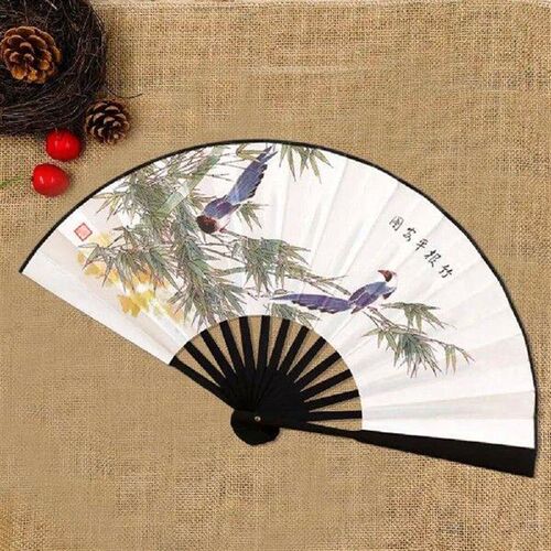 Chinese Classical Folding Fan Vintage Style Exquisite