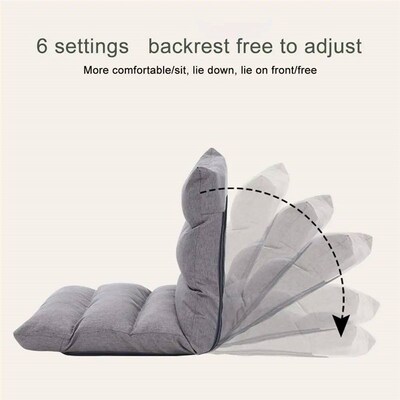 Japanese Floor Chair Folding Adjustable Lazy Sofa Chair Floo