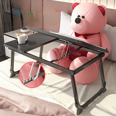 Adjustable Folding Table Can Be Raised And Lowered Laptop De
