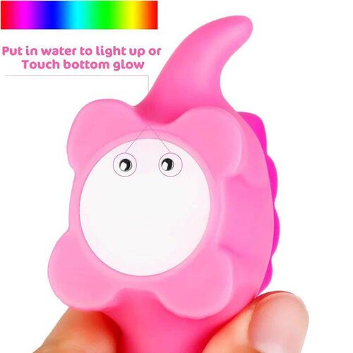 1/6Pcs Dinosaur Baby Bath Toys Light-Up Floating Bath Toys