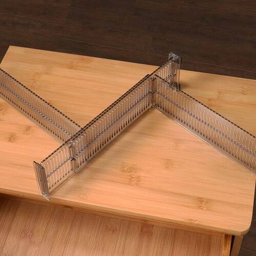 2pcs/set Adjustable Clapboard Drawer Divider Partition DIY D