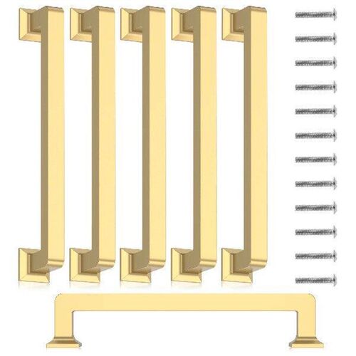 New 12Pcs Cabinet Pulls for Furniture Brushed Craft Zinc