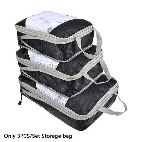 3pcsset Me With Handle Travel Storage Bag Packing Cube