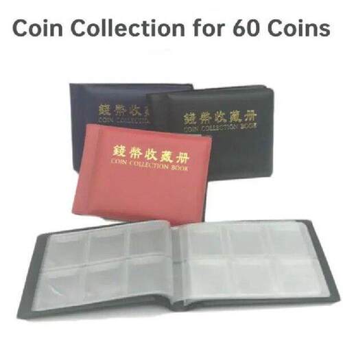 Coin Storage Album 4-color Portable Storage Available In