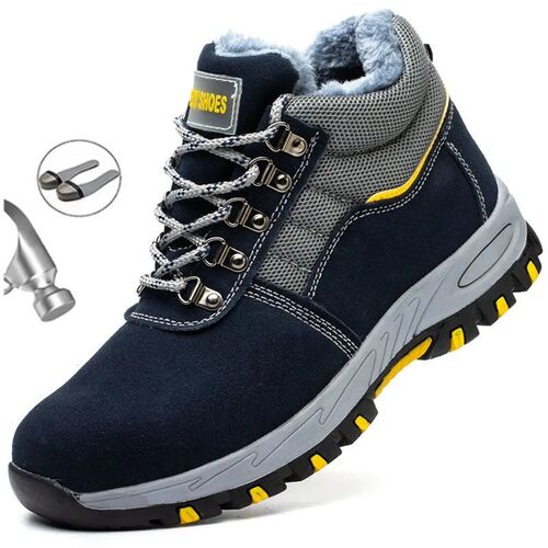 High Quality Winter Boots Men Steel Toe Cap Safety Boots Wor