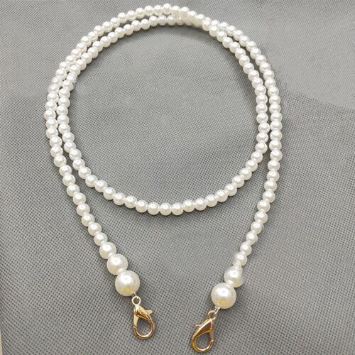 40-120cm Women Imitated Pearl Bag Chain Replacement Long Cro