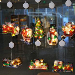 window hanging light LED decoration cup Christmas suction