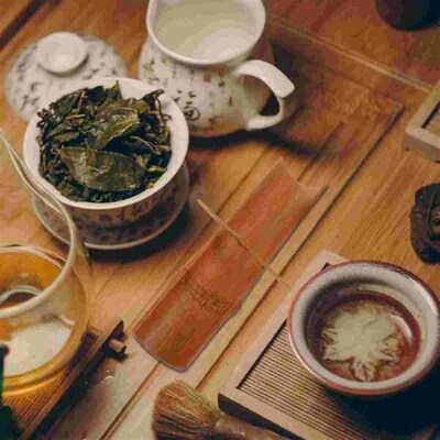 1 Set of 2Pcs Tea Tea Scoop Chinese Teaware Bamboo Tea