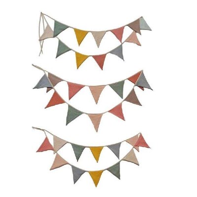 Pennant with Multicolor Bunting Flags Versatile Baby