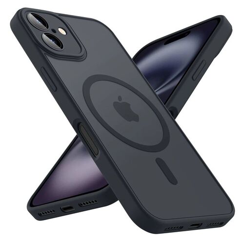 Luxury Magnetic Matte Translucent Armor Shockproof Case For