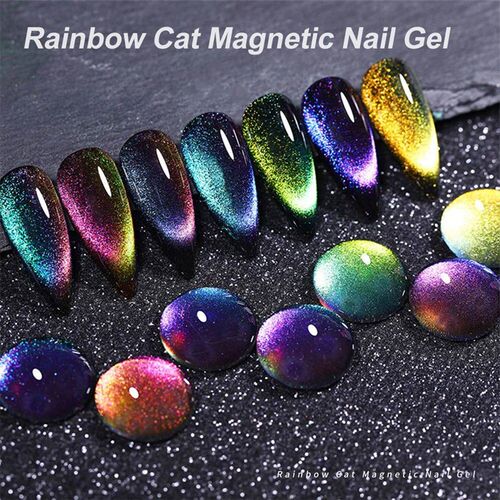 8ml Cat Eye Nail Gel Polish 9D Upgraded Magnetic Gel Polish