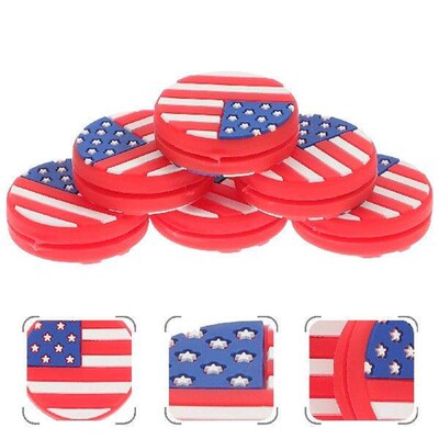6 PCS Tennis Dampener Balls Racket Absorber Absorbers