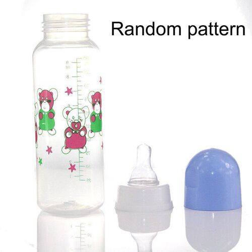 3Pcs 250ML Baby Bottle Infant Newborn Children Learn Feeding