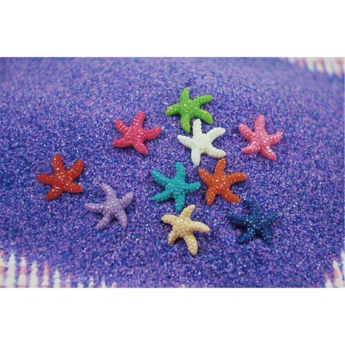 5/10/20pcs Mini Resin Cute Multicolor Miniature Sea Star Tan