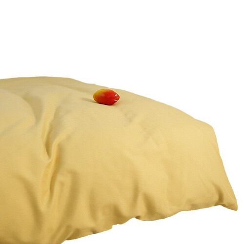 Washed Cotton Solid Color Four-piece Student Dormitory Three