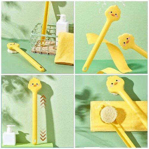 Body Brush Little Yellow Duck Bath Shower for Long Handled
