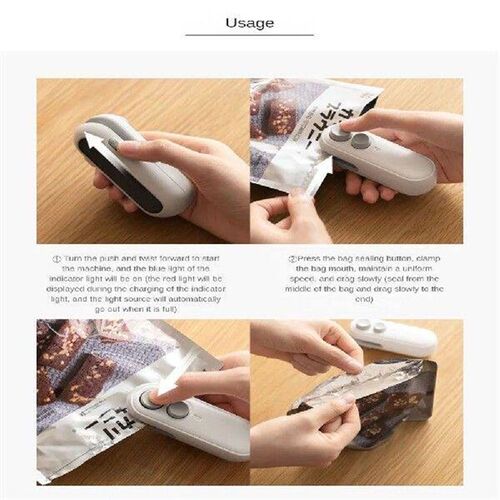 2/3PCS Sealer Mini Reusable Portable High Temperature