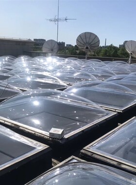 采光罩采用聚碳酸酯PC板或PMM亚力玻璃钢采光罩有机玻璃采光罩