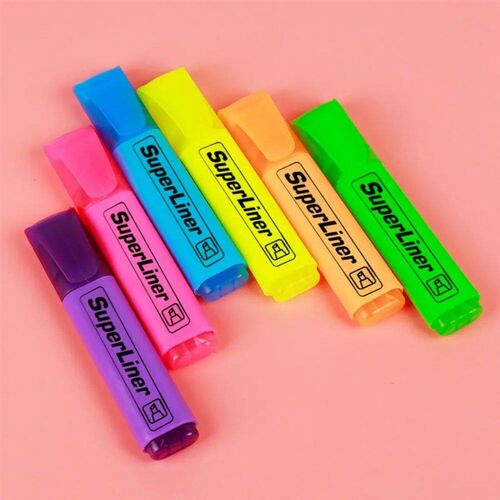 4/6 Colors Colorful Highlighters Art Markers Oblique Drawing