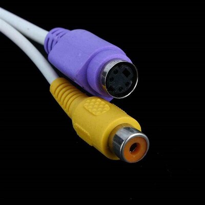 1pcs 15Pin PC VGA SVGA TO S-Video RCA Composite AV TV Out Co