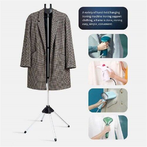 160cm Adjustable Clothes Steamer Rack Telescopic Garment
