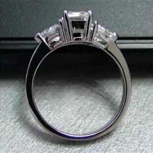 TR239 Luxury NSCD Synthetic  Gem Hot Celebrity Engagement Ri