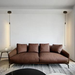 极D5121简线条床头吊北条欧卧书房灯客厅背景墙氛围灯长形餐室厅