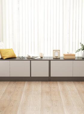 飘窗柜储物柜台大物容量可坐收纳物柜子矮柜卧室阳靠84108墙窗台