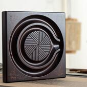 干台承正方形茶盘家用茶壶具茶台排水茶海复古泡式 VRX小型创意茶