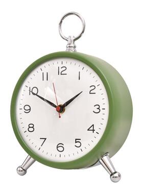 时现代简约静钟音座钟卧室尚床头摆件时钟家居客柜厅台钟桌面CAE