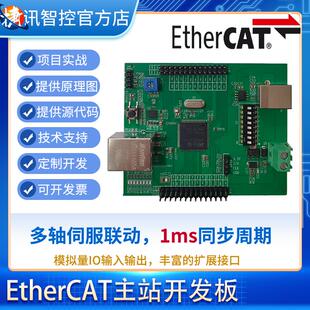 EtherCAT主站开发板 开源SOEM主站 基于STM32F407/H743 电机控制