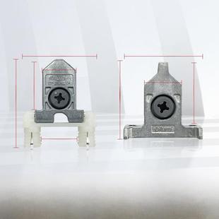 百隆百隆骑抽屉配件与门配件多功能星白色方杆抽屉连接器五金盖